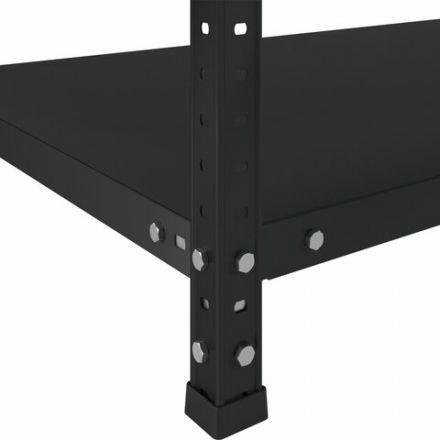 Стеллаж металлический BRABIX "ГРАФИТ MS KD-195/40-6", лофт, 1950х1000х400 мм, 6 полок, 291272, S240BR244693 Стеллаж металлический BRABIX "ГРАФИТ MS KD-195/40-6", лофт, 1950х1000х400 мм, 6 полок, 291272, S240BR244693