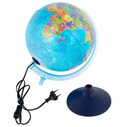 Глобус интерактивный + очки VR, политический, GLOBEN, 25 см с подсветкой, INT12500304 Глобус интерактивный + очки VR, политический, GLOBEN, 25 см с подсветкой, INT12500304