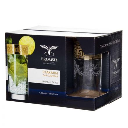 Набор стаканов для сока Барокко 290мл 6шт/уп арт.4