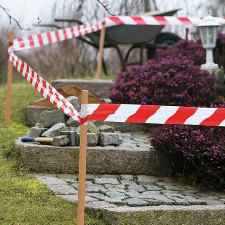 Лента оградительная сигнальная красно-белая, 75 мм х 200 м, BRAUBERG "Грандмастер", полиэтилен, 604892 Лента оградительная сигнальная красно-белая, 75 мм х 200 м, BRAUBERG "Грандмастер", полиэтилен, 604892