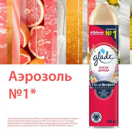 Освежитель воздуха Glade После дождя 300 мл