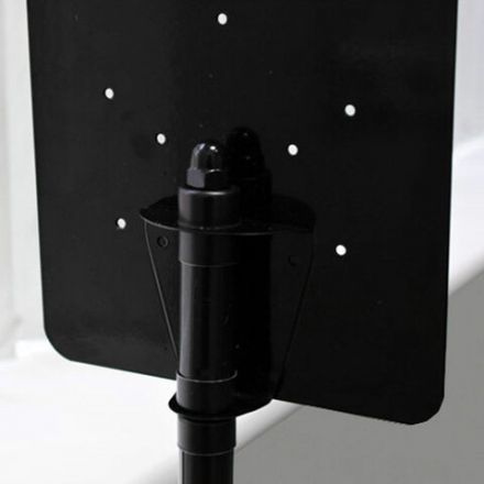 Стойка для дозатора антисептика и мыла, высота 1,4 м, сталь, черная, СД-1, СД-1Ч Стойка для дозатора антисептика и мыла, высота 1,4 м, сталь, черная, СД-1, СД-1Ч