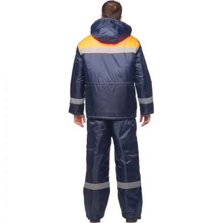 Куртка рабочая зимняя з32-КУ син/оранж оксф 56-58/158-164 арт.Валькирия Куртка рабочая зимняя з32-КУ син/оранж оксф 56-58/158-164 арт.Валькирия