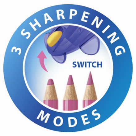 Точилка BRAUBERG "JET", 3 угла заточки, пластиковая с контейнером, ассорти, 223591 Точилка BRAUBERG "JET", 3 угла заточки, пластиковая с контейнером, ассорти, 223591