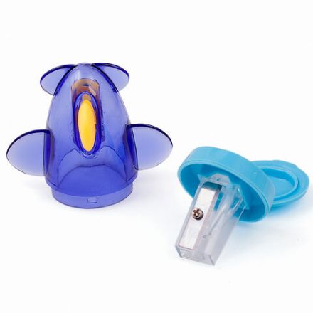 Точилка BRAUBERG "JET", 3 угла заточки, пластиковая с контейнером, ассорти, 223591 Точилка BRAUBERG "JET", 3 угла заточки, пластиковая с контейнером, ассорти, 223591