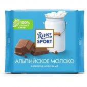 Шоколад Ritter Sport молочный с альпийским молоком 100г