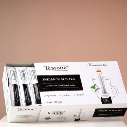 Чай TEATONE черный индийский, 100 стиков по 1,8 г, 1246 Чай TEATONE черный индийский, 100 стиков по 1,8 г, 1246