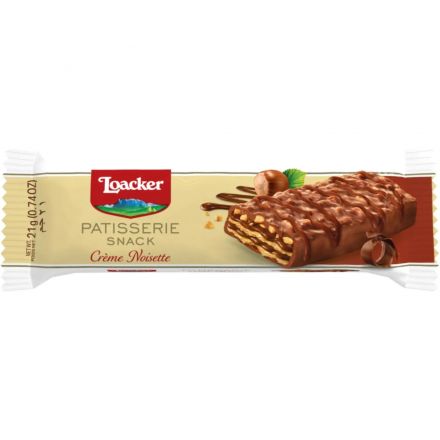 Вафли Loacker Gran Pasticceria снек фундук 21гх24шт/уп Вафли Loacker Gran Pasticceria снек фундук 21гх24шт/уп