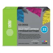 Картридж струйный CACTUS (CS-C9352) для HP Deskjet F2280/Officejet J3680, цветной