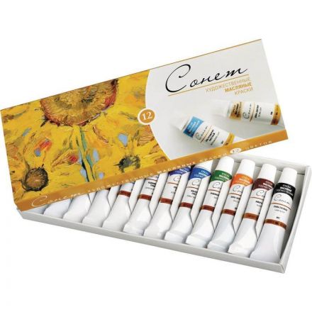 Краски масляные Сонет 12х10 мл.2641099 Краски масляные Сонет 12х10 мл.2641099