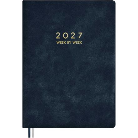 Еженедельник датированный 2027 ESCALADA А4 (210x297мм) 80л синий 73586 Еженедельник датированный 2027 ESCALADA А4 (210x297мм) 80л синий 73586