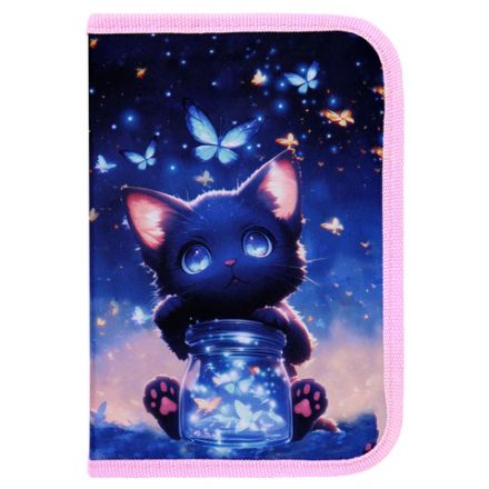 Пенал BRAUBERG с наполнением, 1 отделение, 1 откидная планка, 24 предмета, 21х14 см, "Night catcher", 273530 Пенал BRAUBERG с наполнением, 1 отделение, 1 откидная планка, 24 предмета, 21х14 см, "Night catcher", 273530