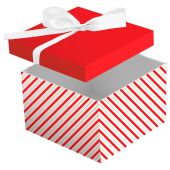 Коробка складная подарочная MESHU "Stripes", (15*15*15см), с лентой, отд фольгой Коробка складная подарочная MESHU "Stripes", (15*15*15см), с лентой, отд фольгой