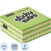 Стикеры Attache Selection миникуб 51х51, зеленый 250 л Стикеры Attache Selection миникуб 51х51, зеленый 250 л