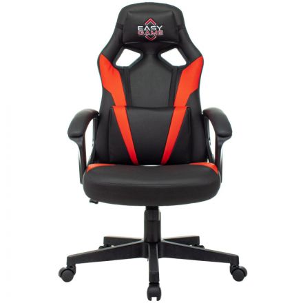 Кресло VB_Echair Easy Game-906 TPU кожзам черный/красный пластик Кресло VB_Echair Easy Game-906 TPU кожзам черный/красный пластик