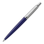Ручка шариковая PARKER "Jotter Plastic CT", корпус синий, детали из нержавеющей стали, синяя, R0033170