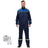 Костюм рабочий летний муж. л26-КПК син/вас (р.44-46) 182-188