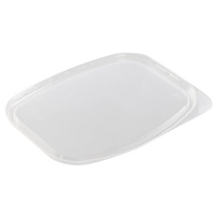 Крышка для одноразового контейнера 138х102 мм, КОМПЛЕКТ 100 шт., прозрачные, ПП, ЮПЛАСТ, ЮУПМ3318 Крышка для одноразового контейнера 138х102 мм, КОМПЛЕКТ 100 шт., прозрачные, ПП, ЮПЛАСТ, ЮУПМ3318