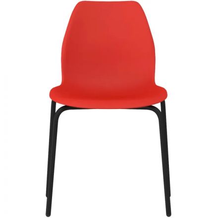 Стул Sheffilton SHT-ST29/S130 HD красный/черный муар 194018