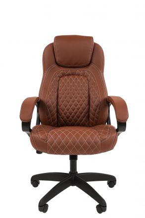 Офисное кресло Chairman 432 Россия экопремиум коричневая