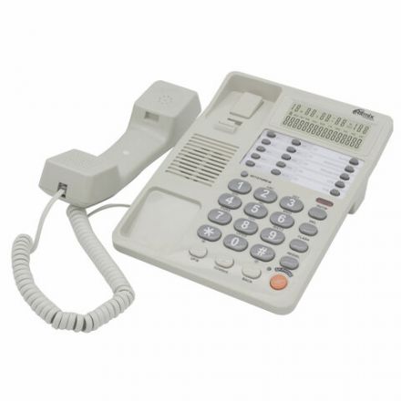 Телефон RITMIX RT-495 white, АОН, спикерфон, память 60 номеров, тональный/импульсный режим, белый, 80002153 Телефон RITMIX RT-495 white, АОН, спикерфон, память 60 номеров, тональный/импульсный режим, белый, 80002153