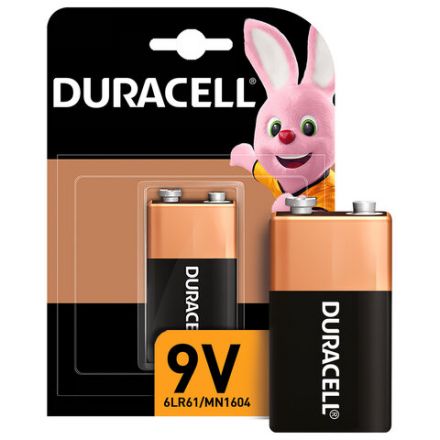 Батарейка DURACELL Basic ОРИГИНАЛ, 6LR61 (КРОНА), алкалиновая, 1 шт., 9 В, блистер Батарейка DURACELL Basic ОРИГИНАЛ, 6LR61 (КРОНА), алкалиновая, 1 шт., 9 В, блистер
