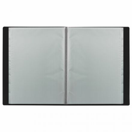 Папка 40 вкладышей BRAUBERG "Office", черная, 0,6 мм, 271327 Папка 40 вкладышей BRAUBERG "Office", черная, 0,6 мм, 271327