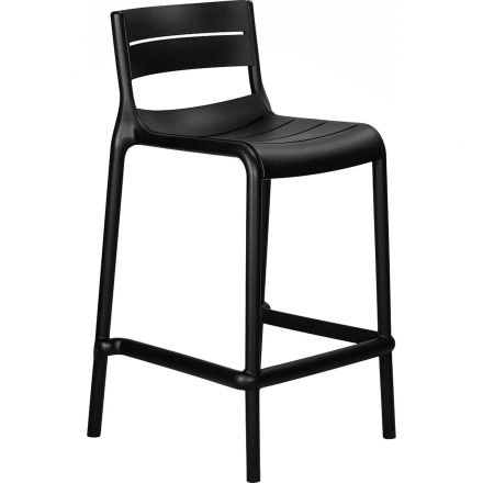 Стул полубарный LO_DOBRIN NESSA LMZL-PP905-1_P_B-03 черный