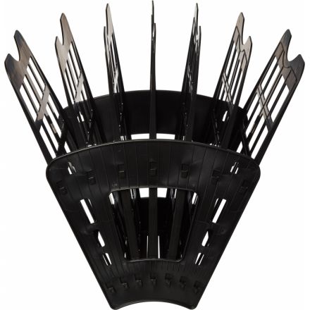 Лоток для бумаг Attache Веер сборный на 6 отделений черный юк