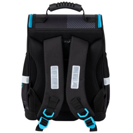 Ранец ЮНЛАНДИЯ WISE, 1 отделение, 3 кармана, устойчивое дно, "Sport game", 37x29х15 см, 272072