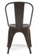 Стул LOFT CHAIR (mod. 012) / 1 шт. в упаковке металл, 45*35*85см, коричневый/brown vintage