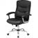 Кресло BN_Dt_EChair-550 TR рец.кожа черная, хром