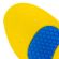 Стельки для обуви с ПЯТОЧНЫМ АМОРТИЗАТОРОМ, материал PU PRO, размер RU 41-44 / EU 42-45, с линиями выреза, SHEGRA (ШЕГРА), 700770