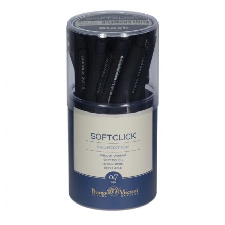 Ручка шариковая автомат. SoftClick.Black 0.7мм синяя 20-0102 Ручка шариковая автомат. SoftClick.Black 0.7мм синяя 20-0102