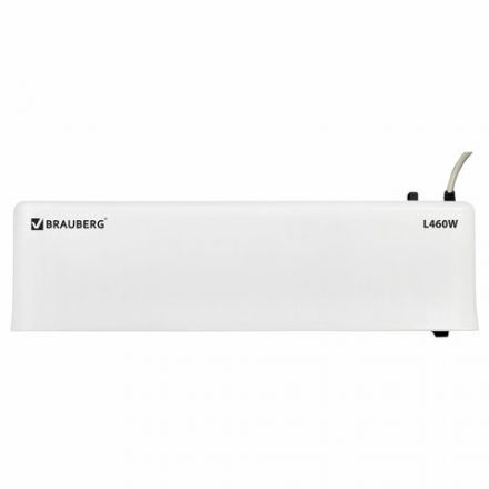 Ламинатор BRAUBERG L460W БЕЛЫЙ, формат A4, толщина пленки 75-125 мкм, скорость 30 см/мин., 532269 Ламинатор BRAUBERG L460W БЕЛЫЙ, формат A4, толщина пленки 75-125 мкм, скорость 30 см/мин., 532269