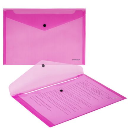 Папка-конверт с кнопкой ERICH KRAUSE "Glossy Neon", А4, до 120 листов, прозрачная, ассорти, 0,18 мм, 50300 Папка-конверт с кнопкой ERICH KRAUSE "Glossy Neon", А4, до 120 листов, прозрачная, ассорти, 0,18 мм, 50300