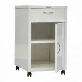 Тумба медицинская подкатная HILFE "МД ТП-2" 710х420х490 мм, с ящиком, цвет белый, S26199402209