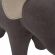 Пуф Leset Elephant Omega 16, компаньон Omega 02, Ткань Велюр