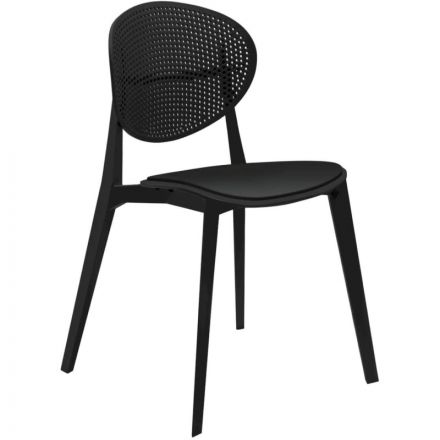 Стул для столовых SHT-S111-P черный/черный 231153 Стул для столовых SHT-S111-P черный/черный 231153