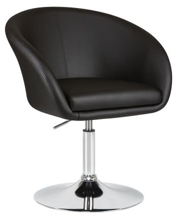 Кресло дизайнерское DOBRIN EDISON, чёрный Кресло дизайнерское DOBRIN EDISON, чёрный