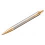 Ручка шариковая Parker "IM Premium Warm Silver GT" синяя, 1,0мм, кнопочн., подарочная упаковка