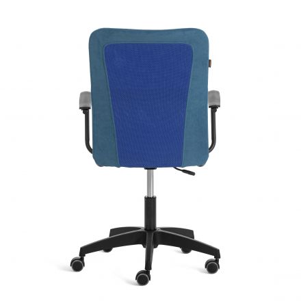 Кресло Стафф/Staff велюр/сетка, синий/синий, 32/TW-10