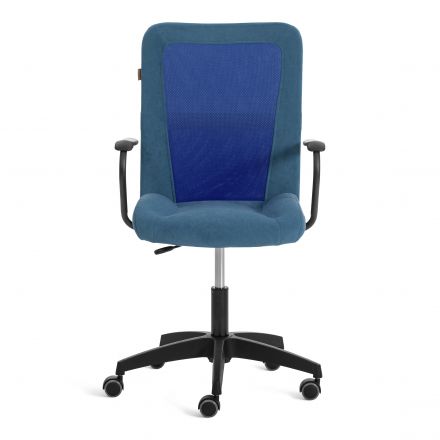 Кресло Стафф/Staff велюр/сетка, синий/синий, 32/TW-10