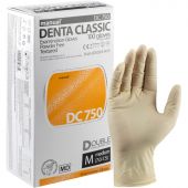 Мед.смотров. перчатки латекс. н/о, тек. 2-хлор MANUAL DC750 (M) 50 пар/уп