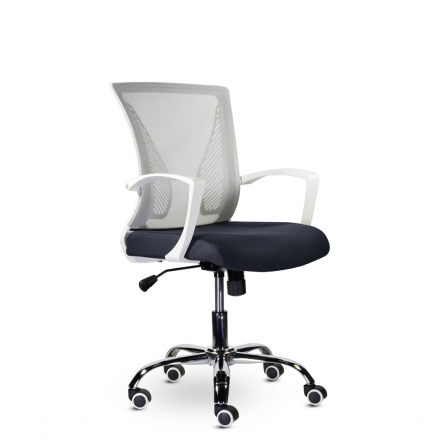 Кресло СН-800 Энжел белый хром Ср TW-71/Е72-к (серебристый/серый) Кресло СН-800 Энжел белый хром Ср TW-71/Е72-к (серебристый/серый)