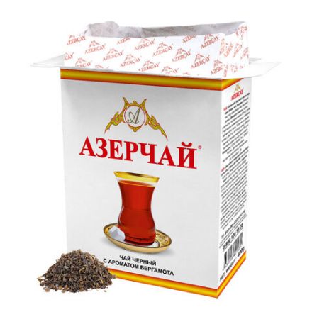 Чай листовой АЗЕРЧАЙ черный с ароматом бергамота среднелистовой 400 г, ш/к 21031, 416757 Чай листовой АЗЕРЧАЙ черный с ароматом бергамота среднелистовой 400 г, ш/к 21031, 416757