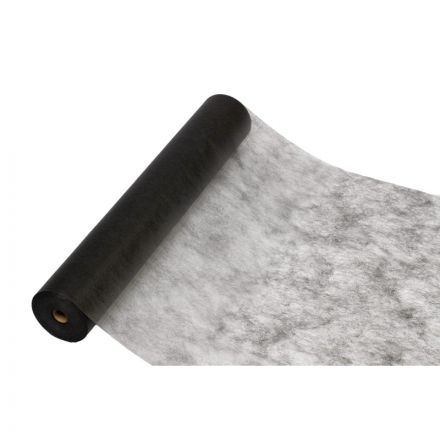 Простыня в рулоне с перф., 80х200, черный, 100шт/рул, спанбонд, Стандарт