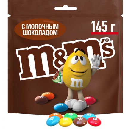 Драже M&M`s  шоколадные, 145г