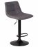 Стул барный DOBRIN TAILOR BLACK, серая ткань (188-55) Стул барный DOBRIN TAILOR BLACK, серая ткань (188-55)