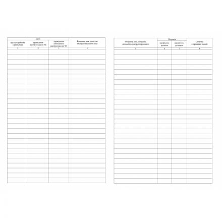 Журнал учета инструктажа по действиям в чрезвычайных ситуац 2шт/уп КЖ-1780 Журнал учета инструктажа по действиям в чрезвычайных ситуац 2шт/уп КЖ-1780